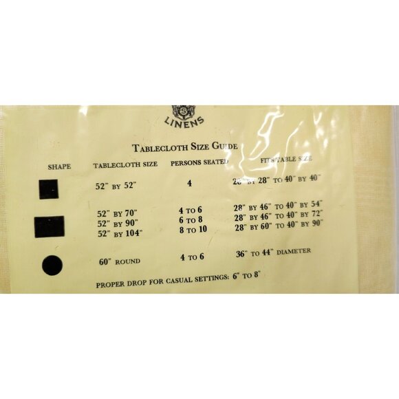 Vintage Sultan's Linens Vinyl & Flannel Backed Tablecloth 52x90 Golden Textured - Picture 6 of 9